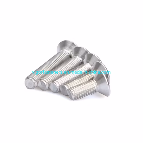 Stainless Steel DIN7991 Hexagon Socket Countersunk Head Cap Screws Hex Socket Flat Head Cap Screw Allen Bolts Csk Alloy Steel