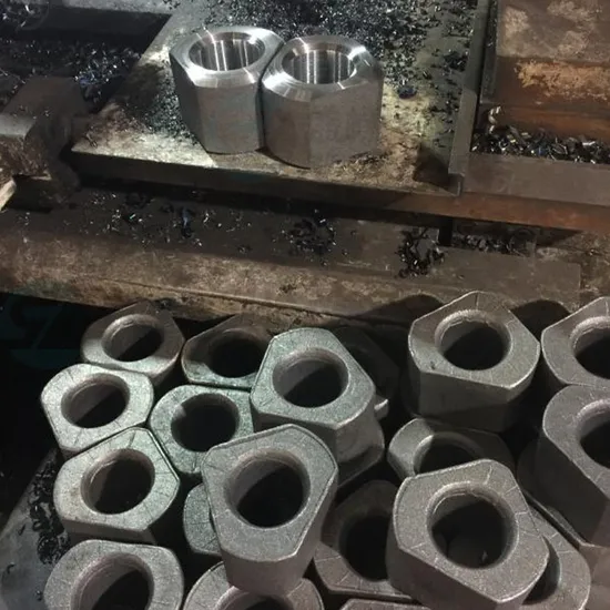 Heavy Duty Corrosion Resistant DIN 934 Standard Construction Machinery Galvanized Carbon Steel Hot