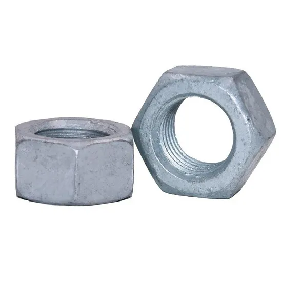 ASTM A563 Hot DIP Galvanized HDG Carbon Steel Heavy Hex Nut