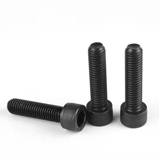 Fasteners Manufacturing Hexagon Socket Head Screws Allen Key Bolt Black
