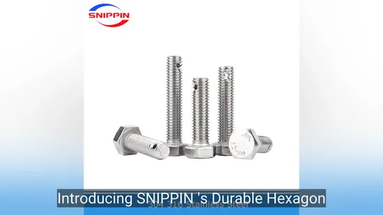 Durable Hexagon Bolts with Split Pin Hole for M4 to M16 