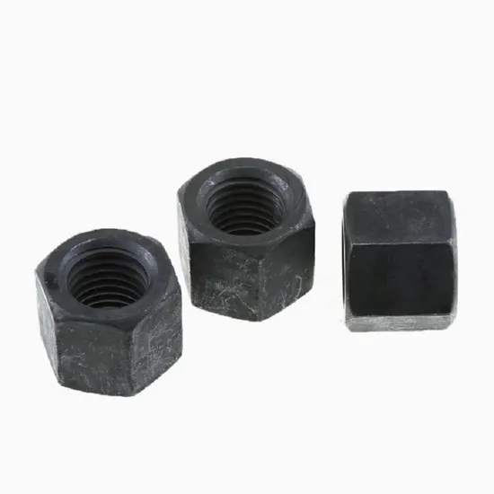 DIN934 Carbon Steel Black ASTM A194 Heavy Hex Nut 