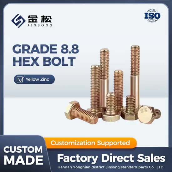 Hex Stainless Steel Bolts and Nuts DIN933 Hexagon Bolts and Nuts Screw Hex Head Bolt 