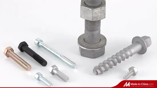 DIN933 M8 Hex Bolt with Zinc Plated 