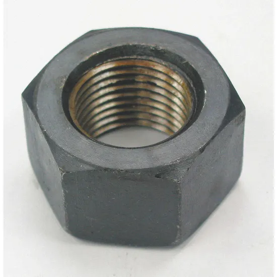 Stainless Steel SS304 SS316 ASTM A194 B8 B8m Heavy Hex Nut / 4.8 Grade 8 Grade / Black Zinc Plated DIN934 A194 2h Hex Nut 