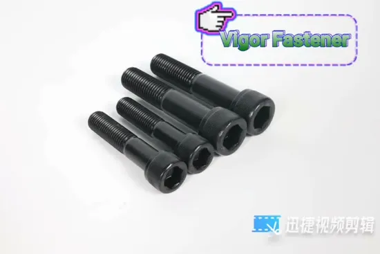 Alloy Steel Hex Socket Head Cap Screw DIN912 High Tensile Strength Allen Bolt for Machinery 
